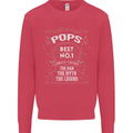 Father's Day No 1 Pops Man Myth Legend Mens Sweatshirt Jumper Heliconia