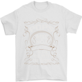 Father's Day No 1 Pops Man Myth Legend Mens T-Shirt Cotton Gildan White