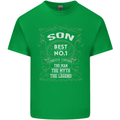 Father's Day No 1 Son Man Myth Legend Funny Kids T-Shirt Childrens Irish Green