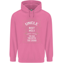 Father's Day No 1 Uncle Man Myth Legend Mens 80% Cotton Hoodie Azelea