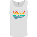 Father's Day Retro Dad Swoosh Mens Vest Tank Top White