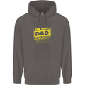 Father's Day The Best Dad in the Galaxy Mens Hoodie Charcoal