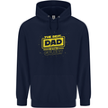 Father's Day The Best Dad in the Galaxy Mens Hoodie Navy Blue