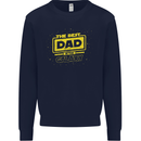 Father's Day The Best Dad in the Galaxy Mens Sweatshirt Jumper Navy Blue