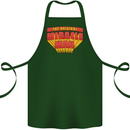 Father's Day The Original Miracle Man Cotton Apron 100% Organic Forest Green
