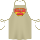 Father's Day The Original Miracle Man Cotton Apron 100% Organic Khaki