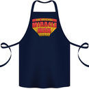 Father's Day The Original Miracle Man Cotton Apron 100% Organic Navy Blue