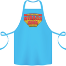 Father's Day The Original Miracle Man Cotton Apron 100% Organic Turquoise