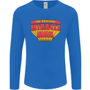 Father's Day The Original Miracle Man Mens Long Sleeve T-Shirt Royal Blue