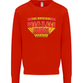Father's Day The Original Miracle Man Mens Sweatshirt Jumper Bright Red