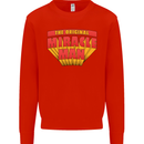 Father's Day The Original Miracle Man Mens Sweatshirt Jumper Bright Red