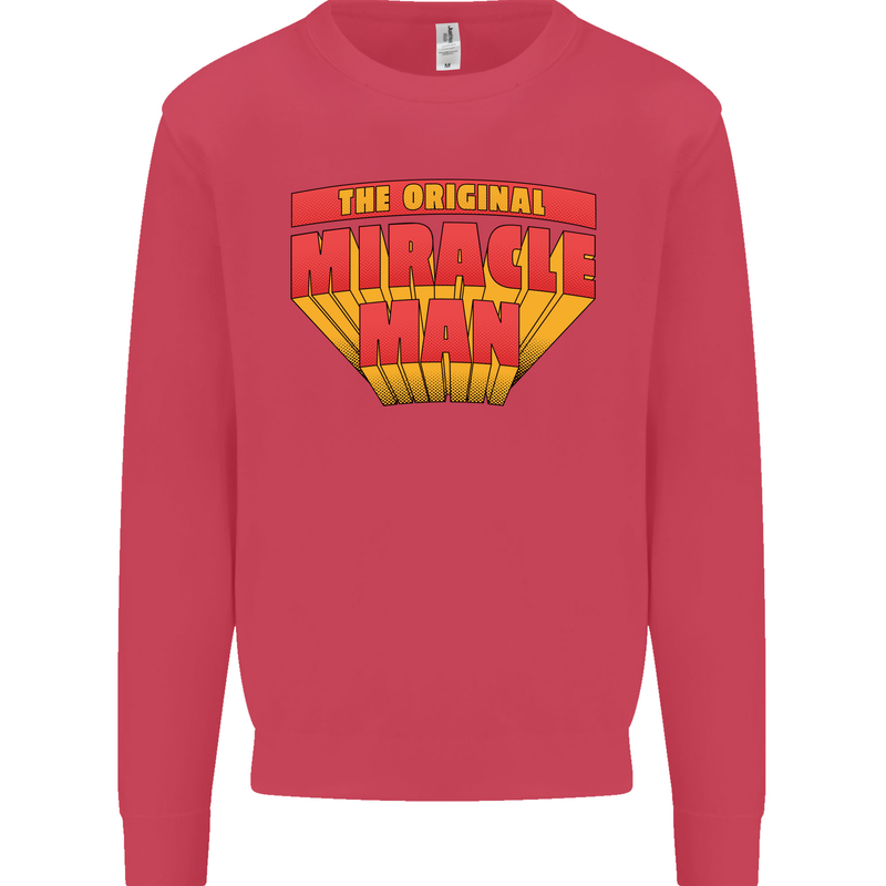 Father's Day The Original Miracle Man Mens Sweatshirt Jumper Heliconia
