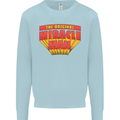 Father's Day The Original Miracle Man Mens Sweatshirt Jumper Light Blue