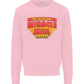 Father's Day The Original Miracle Man Mens Sweatshirt Jumper Light Pink