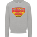 Father's Day The Original Miracle Man Mens Sweatshirt Jumper Sports Grey