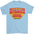 Father's Day The Original Miracle Man Mens T-Shirt Cotton Gildan Light Blue