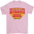 Father's Day The Original Miracle Man Mens T-Shirt Cotton Gildan Light Pink