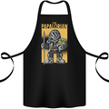Father's Day The Papalorian Funny Papa Cotton Apron 100% Organic Black