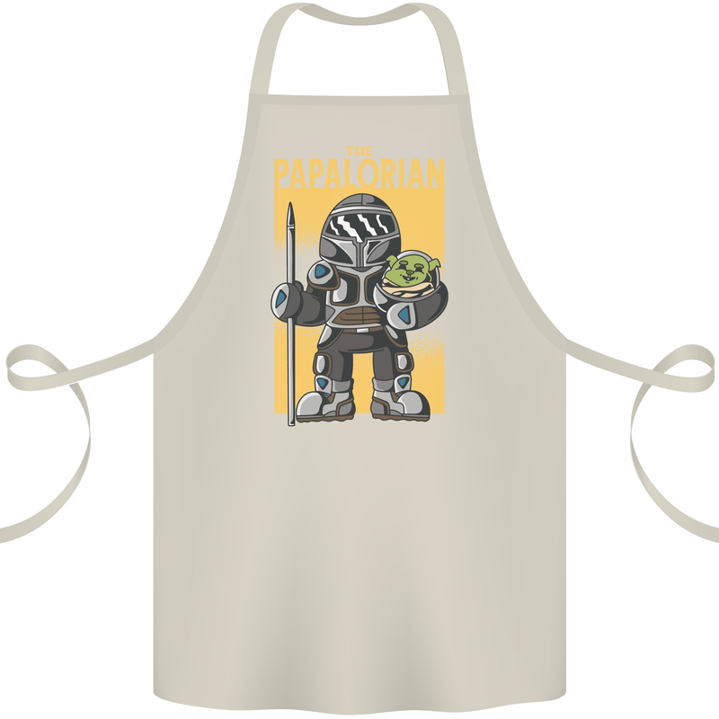 Father's Day The Papalorian Funny Papa Cotton Apron 100% Organic Natural