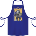 Father's Day The Papalorian Funny Papa Cotton Apron 100% Organic Royal Blue