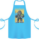 Father's Day The Papalorian Funny Papa Cotton Apron 100% Organic Turquoise