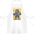 Father's Day The Papalorian Funny Papa Cotton Apron 100% Organic White