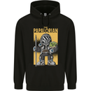 Father's Day The Papalorian Funny Papa Mens 80% Cotton Hoodie Black