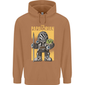 Father's Day The Papalorian Funny Papa Mens 80% Cotton Hoodie Caramel Latte