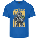 Father's Day The Papalorian Funny Papa Mens Cotton T-Shirt Tee Top Royal Blue