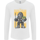 Father's Day The Papalorian Funny Papa Mens Long Sleeve T-Shirt White