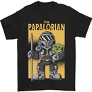 Father's Day The Papalorian Funny Papa Mens T-Shirt Cotton Gildan Black
