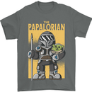 Father's Day The Papalorian Funny Papa Mens T-Shirt Cotton Gildan Charcoal