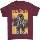 Father's Day The Papalorian Funny Papa Mens T-Shirt Cotton Gildan Maroon