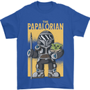 Father's Day The Papalorian Funny Papa Mens T-Shirt Cotton Gildan Royal Blue