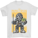 Father's Day The Papalorian Funny Papa Mens T-Shirt Cotton Gildan White