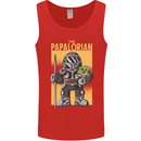 Father's Day The Papalorian Funny Papa Mens Vest Tank Top Red