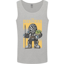 Father's Day The Papalorian Funny Papa Mens Vest Tank Top Sports Grey