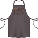 Father's Day World's Greatest Farter Funny Cotton Apron 100% Organic Dark Grey