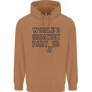 Father's Day World's Greatest Farter Funny Mens 80% Cotton Hoodie Caramel Latte