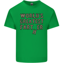 Father's Day World's Greatest Farter Funny Mens Cotton T-Shirt Tee Top Irish Green