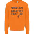 Father's Day World's Greatest Farter Funny Mens Sweatshirt Jumper Orange