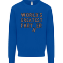 Father's Day World's Greatest Farter Funny Mens Sweatshirt Jumper Royal Blue