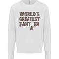 Father's Day World's Greatest Farter Funny Mens Sweatshirt Jumper White
