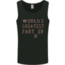 Father's Day World's Greatest Farter Funny Mens Vest Tank Top Black