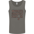 Father's Day World's Greatest Farter Funny Mens Vest Tank Top Charcoal