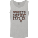 Father's Day World's Greatest Farter Funny Mens Vest Tank Top Sports Grey