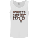 Father's Day World's Greatest Farter Funny Mens Vest Tank Top White