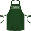 Father's Day the Element of Wisdom Dad Cotton Apron 100% Organic Forest Green
