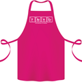 Father's Day the Element of Wisdom Dad Cotton Apron 100% Organic Pink