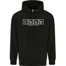 Father's Day the Element of Wisdom Dad Mens 80% Cotton Hoodie Black